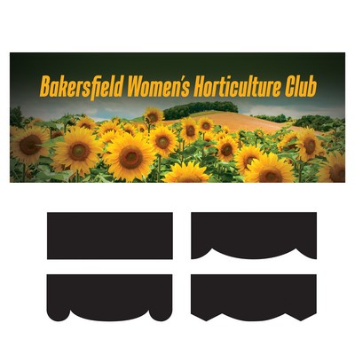 3' x 8' Parade Lead Banner - No Fringe