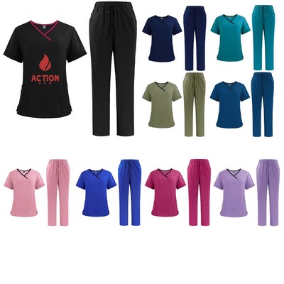 V-Neck Scrub Set