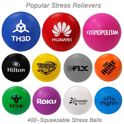 Stress Balls, Semi Soft Squeezable Stress Reliever